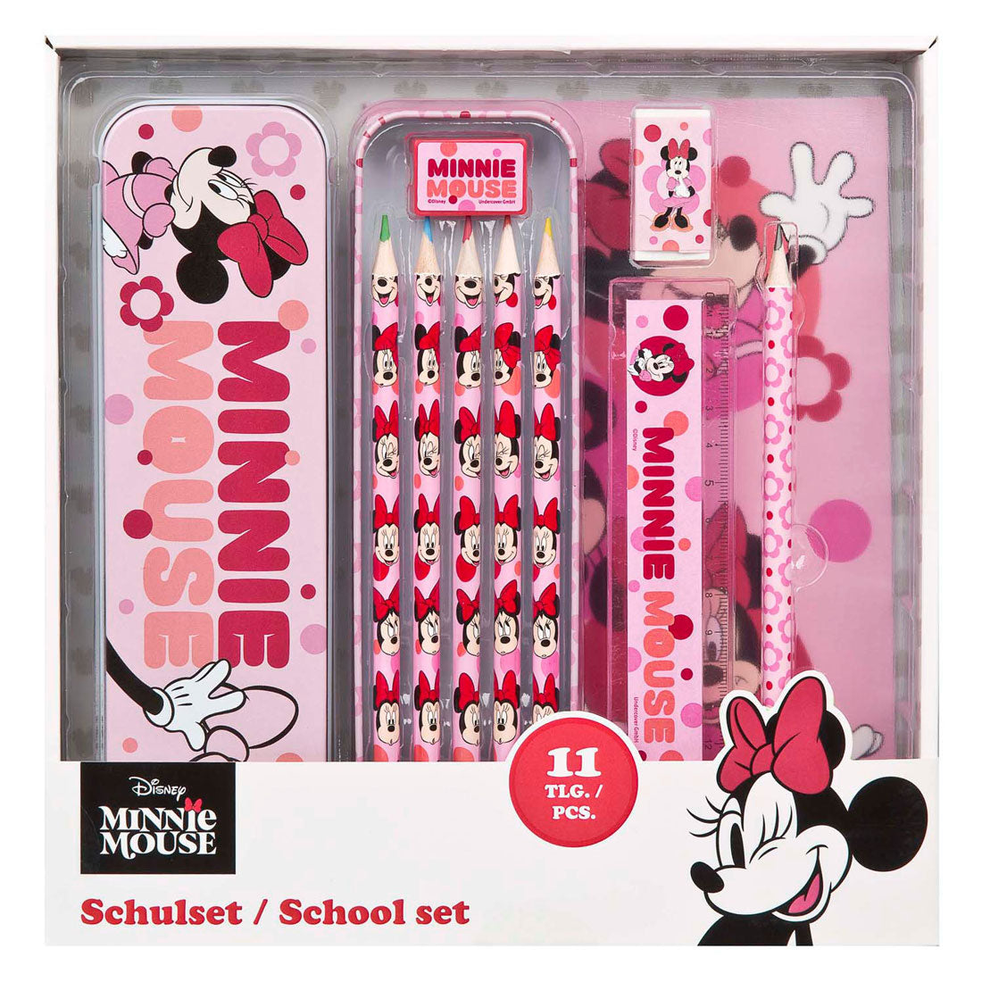Disney - Schrijfwaren set minnie mouse - 11dlg.