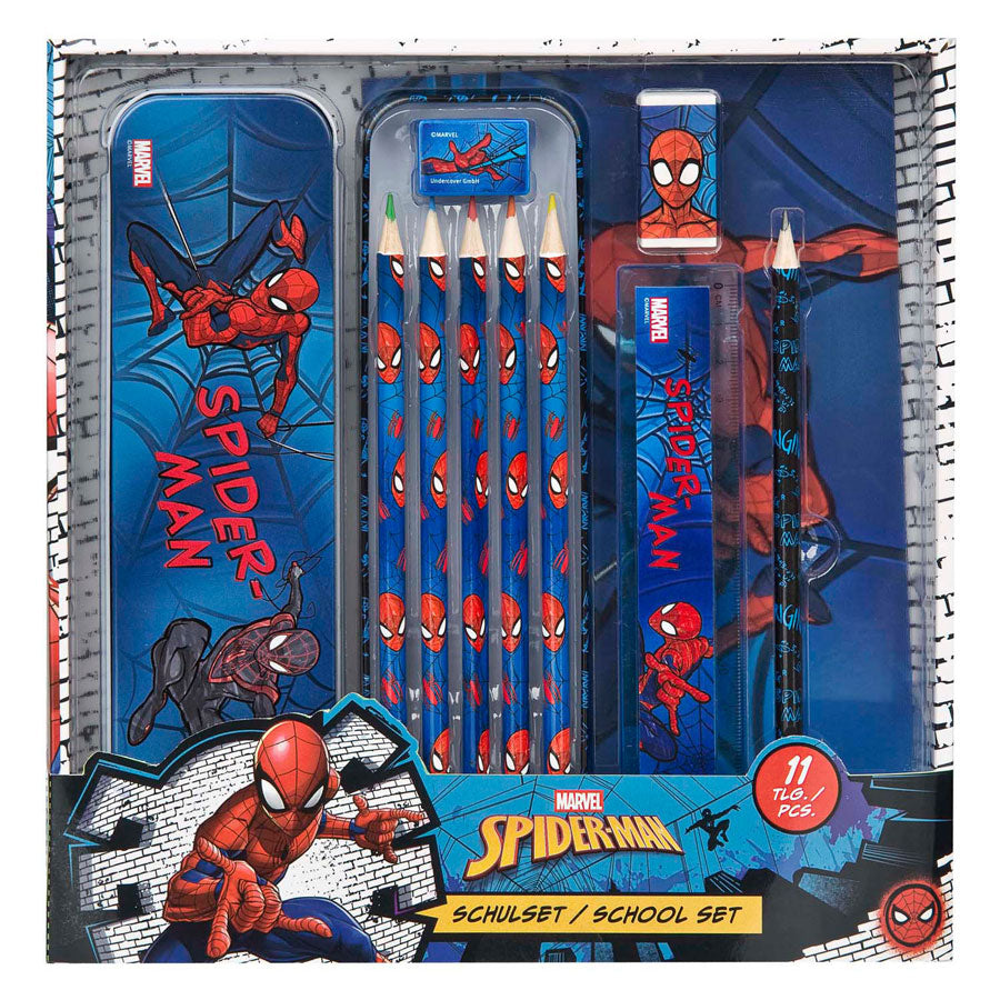 Undercover - Undercover Schrijfwaren set spiderman - 11dlg.