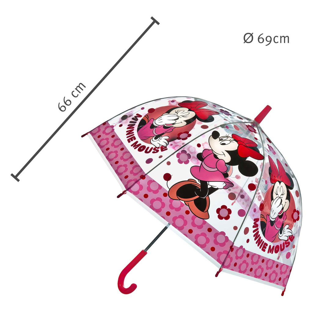 Undercover transparante paraplu minnie mouse