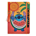 Speelgoedland stitch notitieboek glitter watermeloen