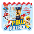 Speelgoedland paw patrol stencil tekenblok a4