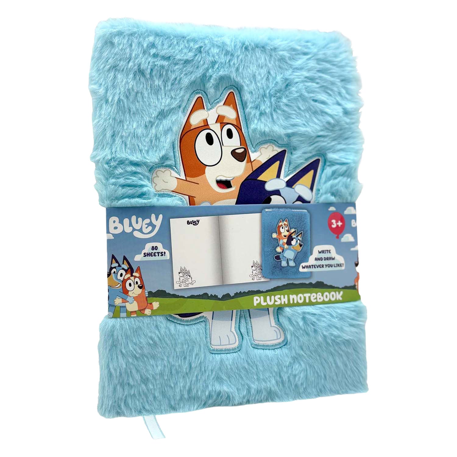Speelgoedland - Speelgoedland Bluey pluche notitieboek