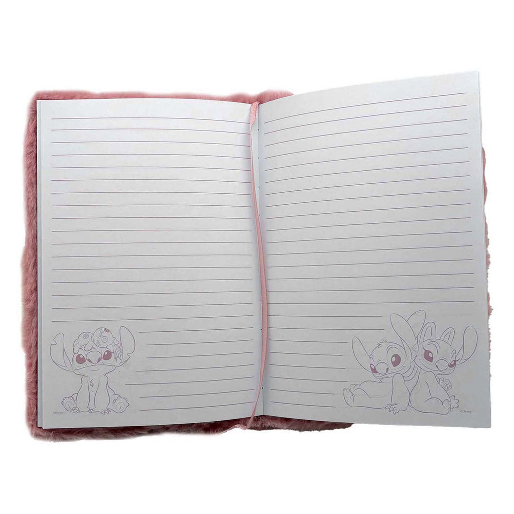 / Sans Marque - / Sans Marque Stitch pluche notitieboek stitch & angel.