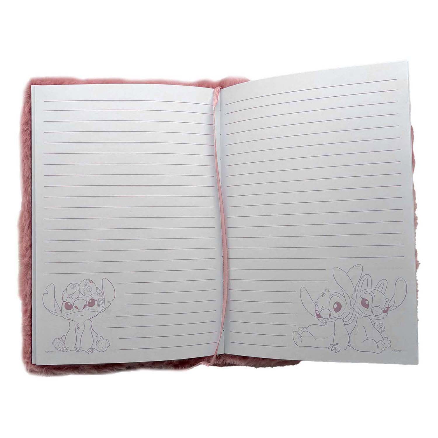 / Sans Marque - / Sans Marque Stitch pluche notitieboek stitch & angel.