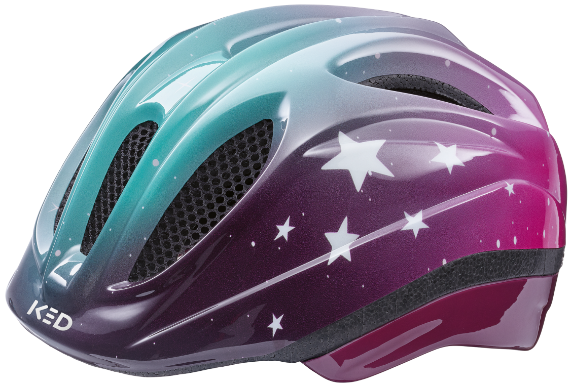 Ked fietshelm meggy ii trend s (46-51 cm) - stars pink aqua glossy