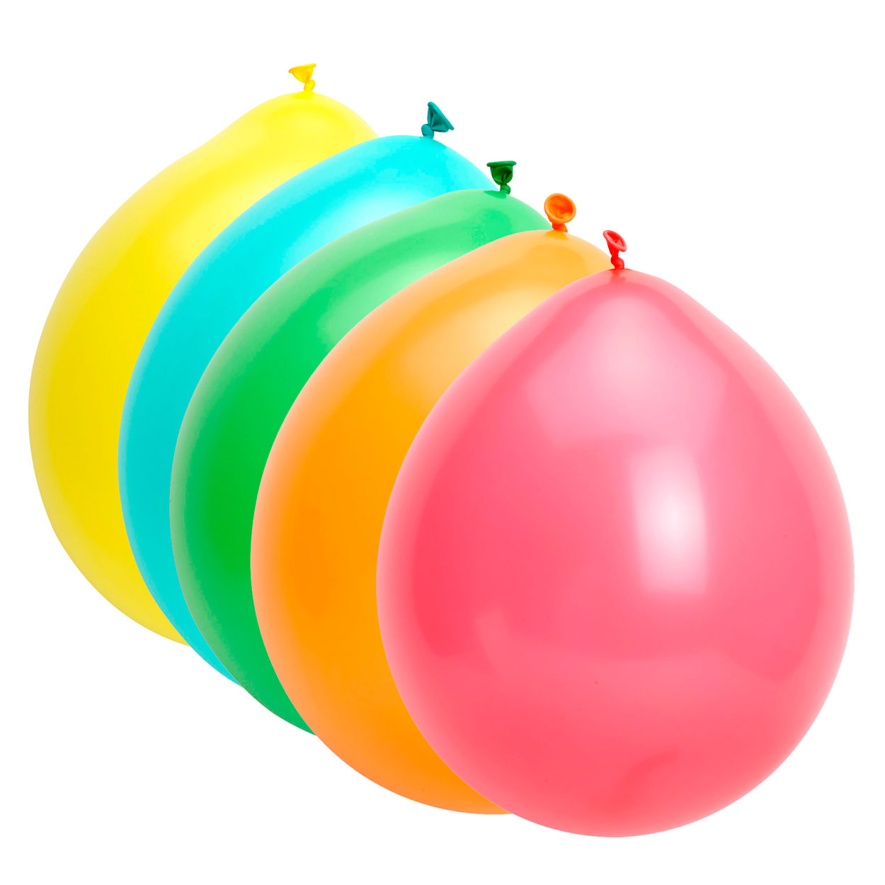 Folat bv gekleurde ballonnen, 10st.