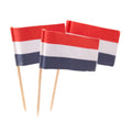 Folat- FolatCocktailprikkers nederlandse vlag 50 stuks