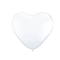 Folat bv hart ballonnen - wit, 8st.