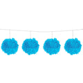 Folat- FolatBlauwe pompom slinger