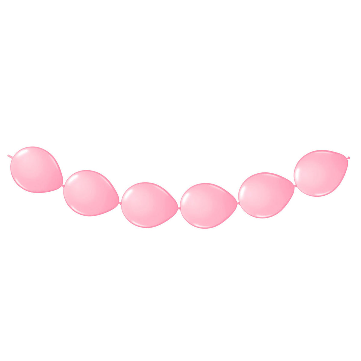Folat bv roze knoopballonnen, 8st.