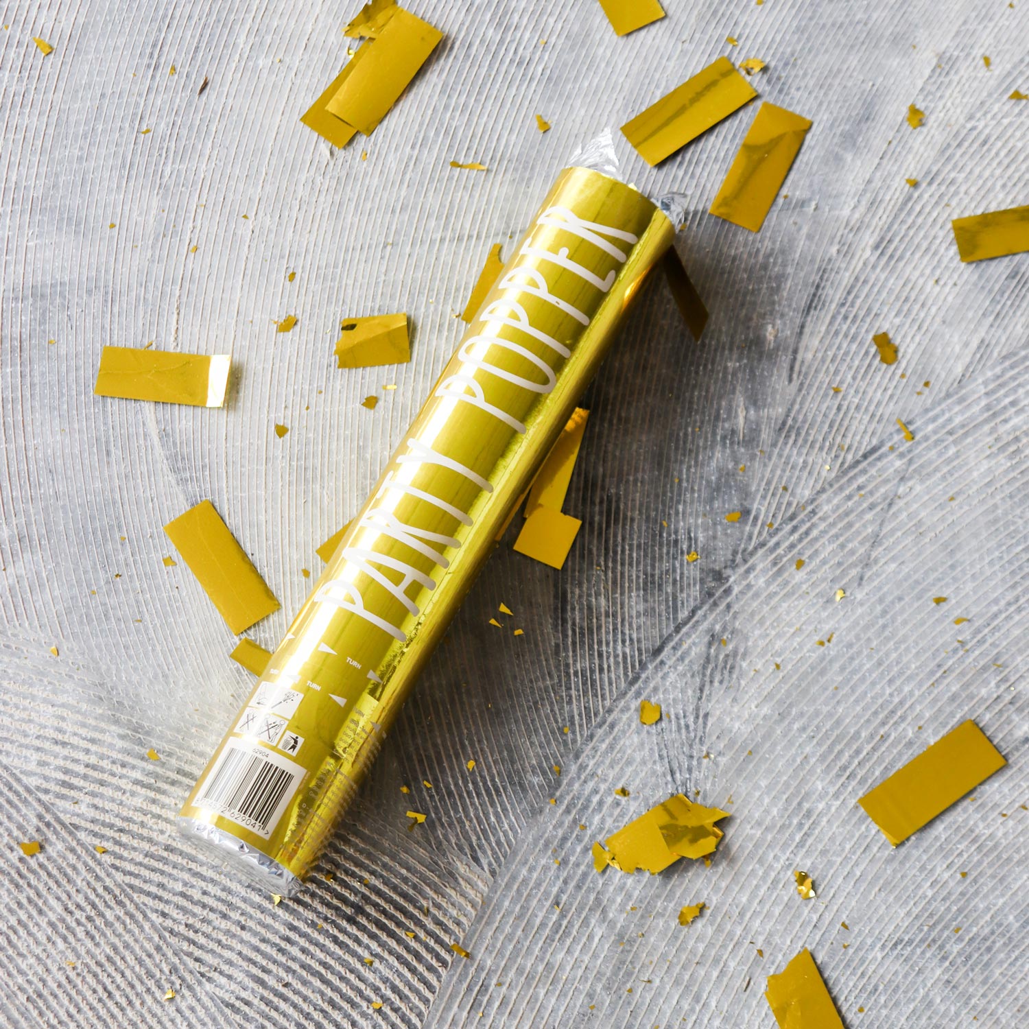 Folat- FolatParty popper goud