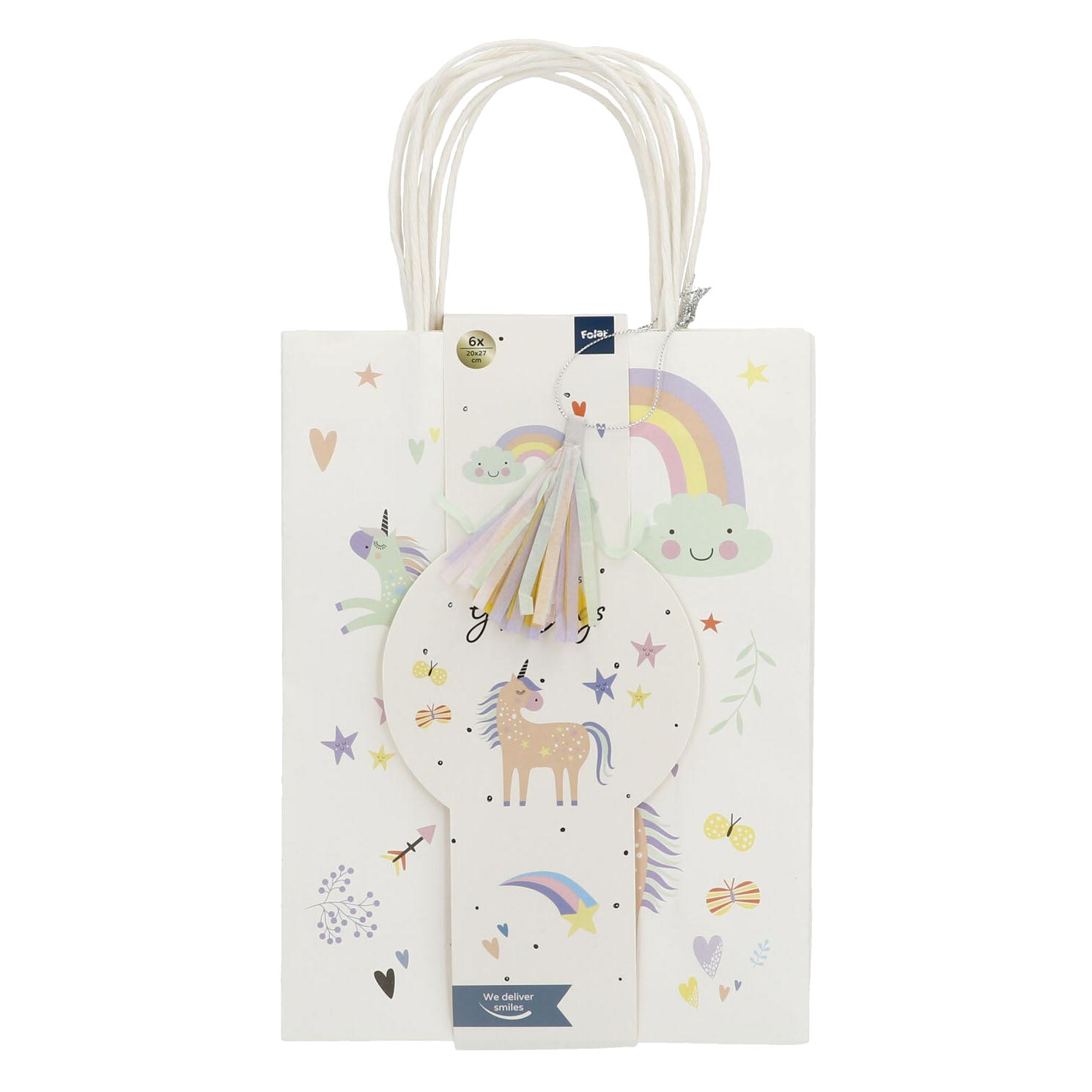 Folat- FolatUitdeelzakjes unicorns & rainbows 6 stuks