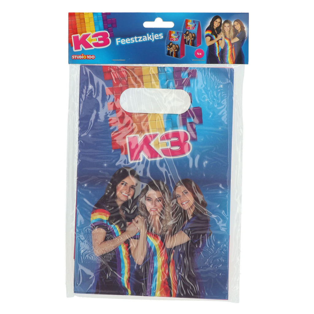 Folat bv k3 uitdeelzakjes, 4st.
