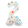 Folat- FolatStaande folieballon joyful party cijfer 2 -72cm