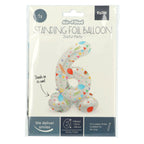 Folat- FolatStaande folieballon joyful party cijfer 6 -72cm