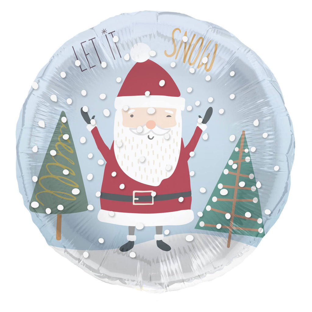 - Folieballon "Let it snow" - 45x45cm