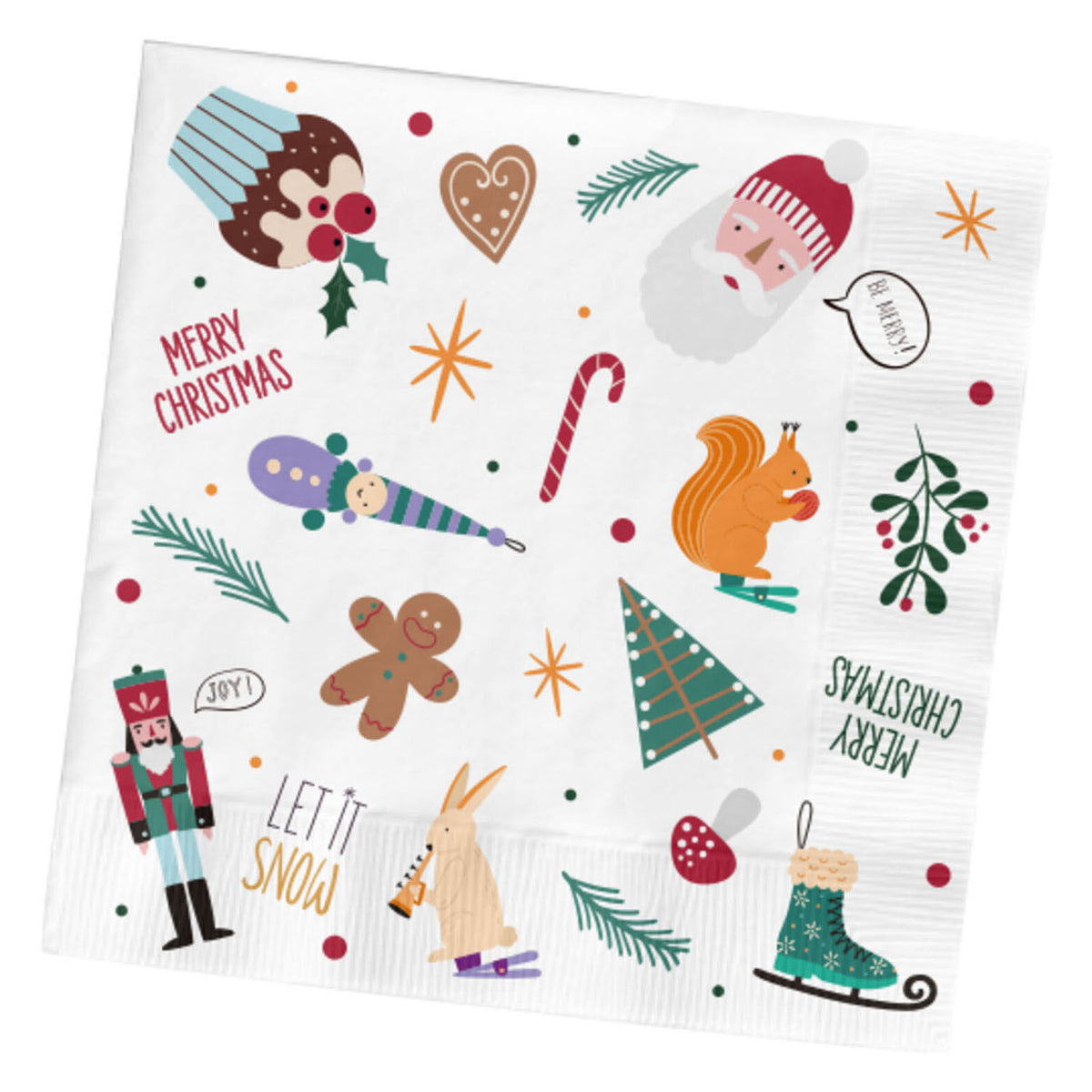 Folat- FolatServetten kerstsymbolen - 20 stuks