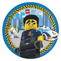 Globos papieren bordjes fsc lego city, 8st.