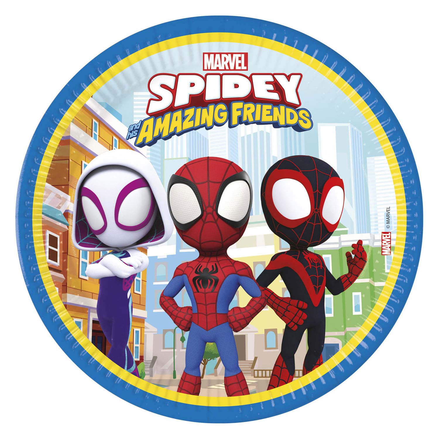 Globos - Globos Papieren bordjes fsc spidey 8st.
