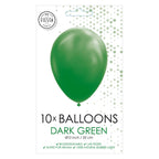 Globos - Globos Ballonnen donkergroen 30cm 10 stuks