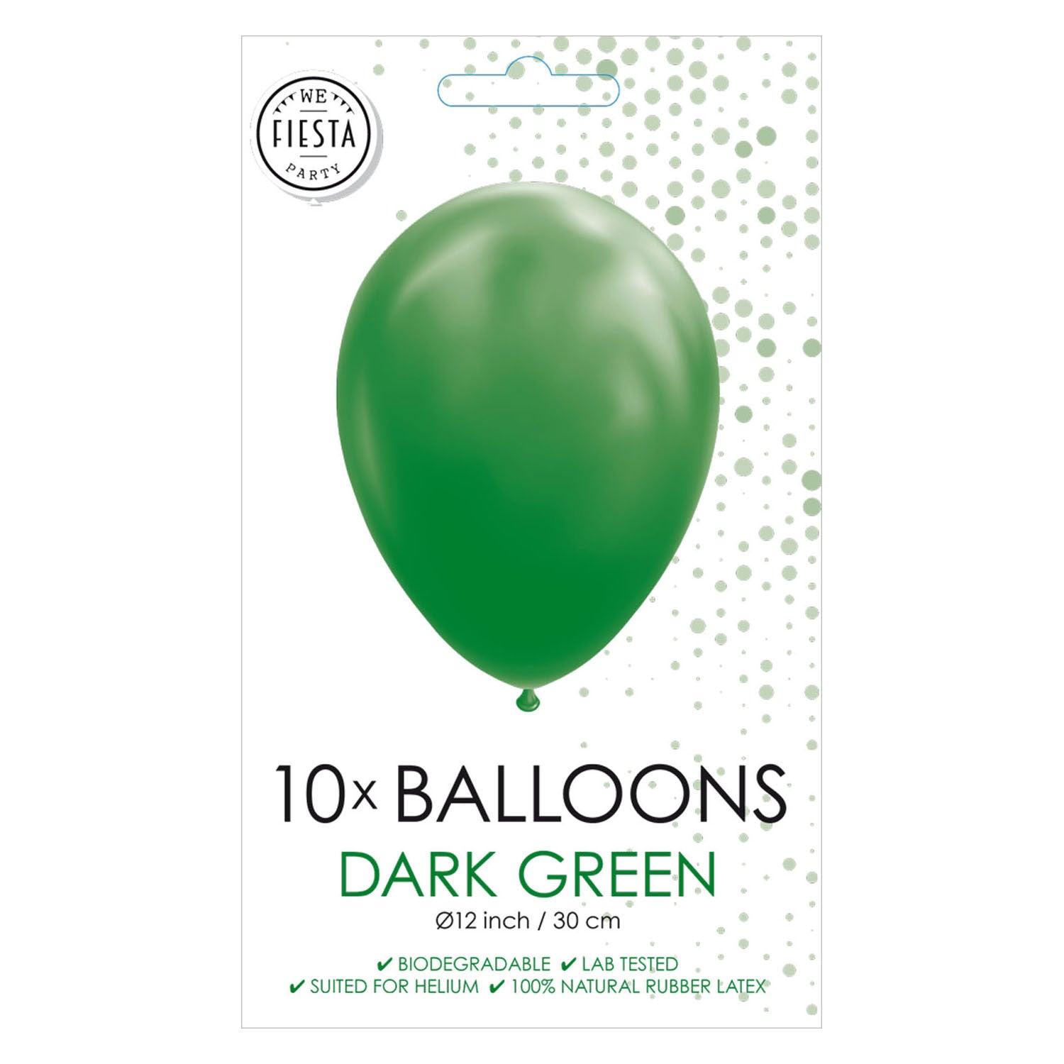 Globos - Globos Ballonnen donkergroen 30cm 10 stuks