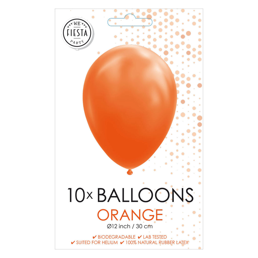 Globos - Globos Ballonnen oranje 30cm 10 stuks