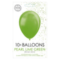 Globos ballonnen limoen groen 30cm, 10st.