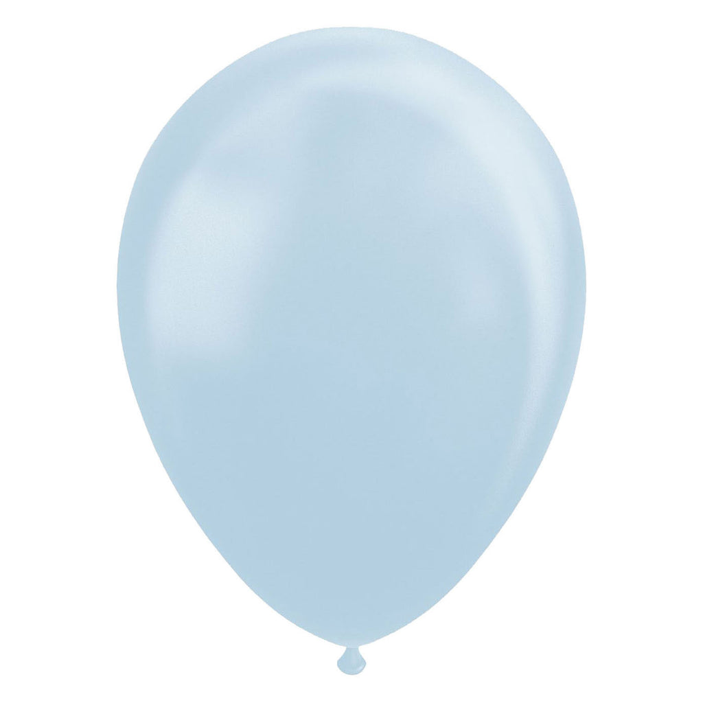 Globos - Globos Ballonnen pearl lichtblauw 30cm 10 stuks