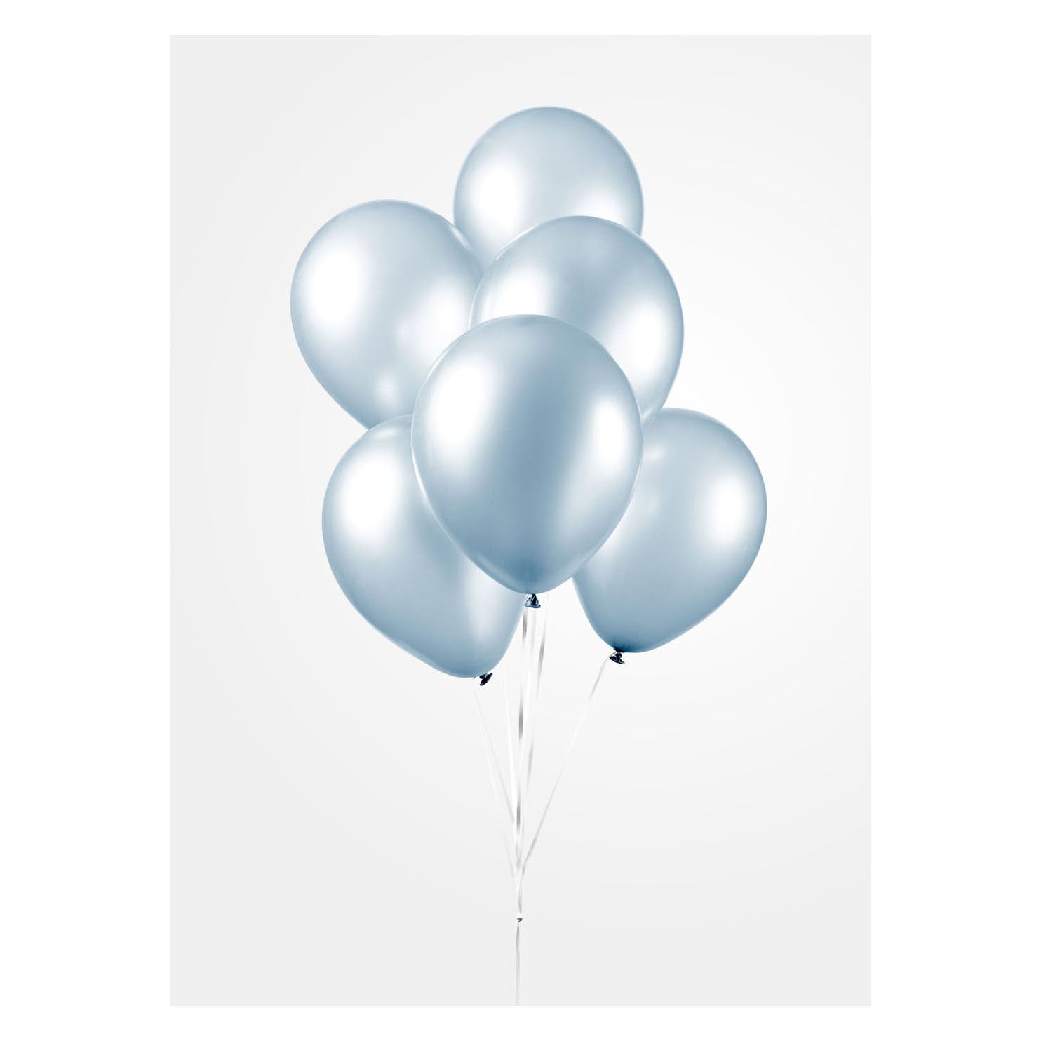 Globos - Globos Ballonnen pearl lichtblauw 30cm 10 stuks