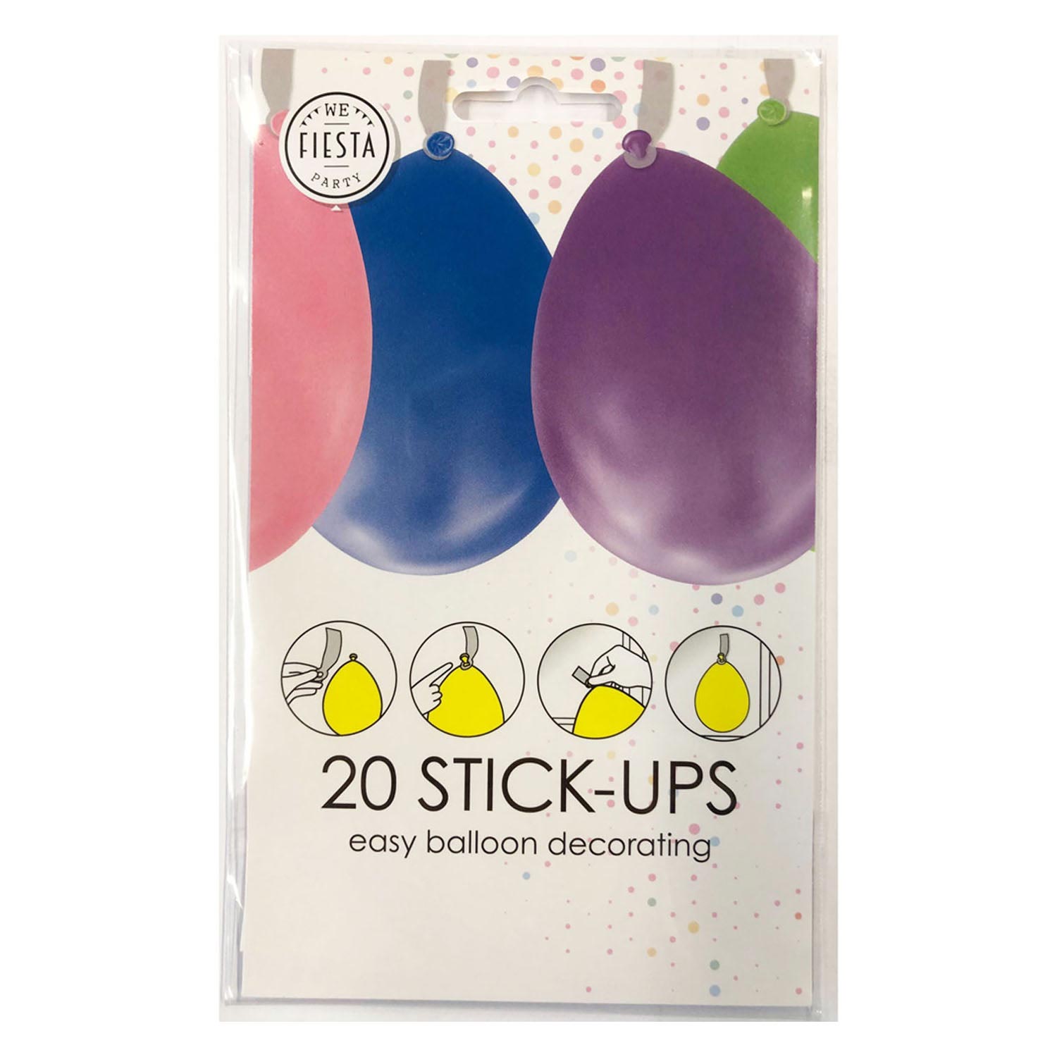 Globos ballonnen plakkers, 20st.