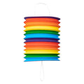 Globos - Globos Papieren lantaarn regenboog 16cm