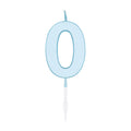 Globos - Globos Taartkaars 45cm pastel blauw no. 0