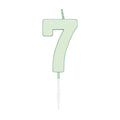 Globos - Globos Taartkaars 45cm pastel mint no. 7