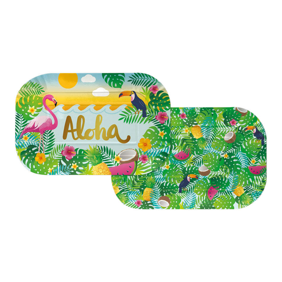 Globos papieren serveerschalen 30x20cm aloha - 2st.