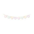 Globos - Globos Papieren guirlande watercolors hearts - 2m