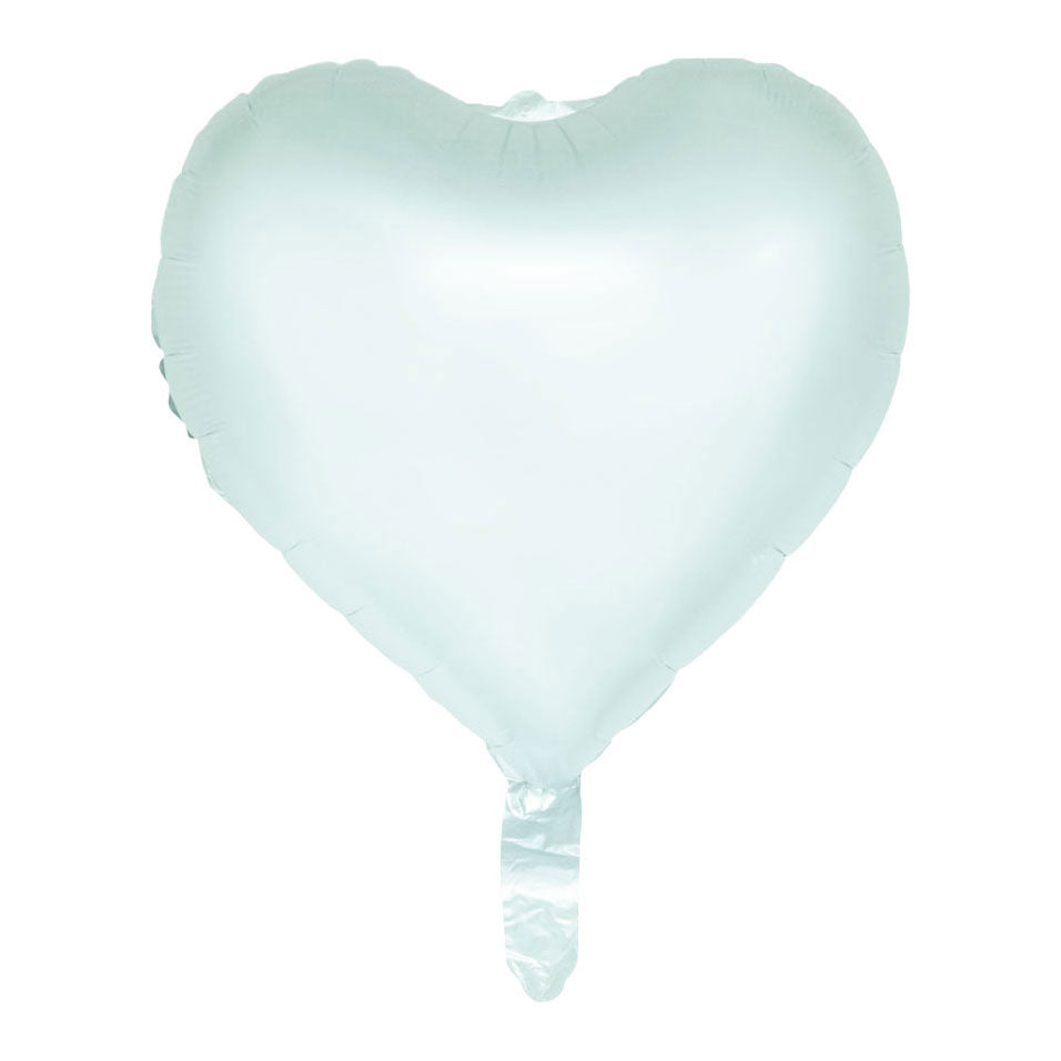 Globos - Globos Folieballon 18 inch watercolors hearts - pastel groen