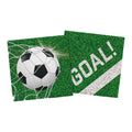 Globos - Globos Papieren servetten 33x33cm voetbal - 20 stuks