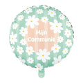 Globos - Globos Folieballon 18 inch rond madeliefjes mijn communie