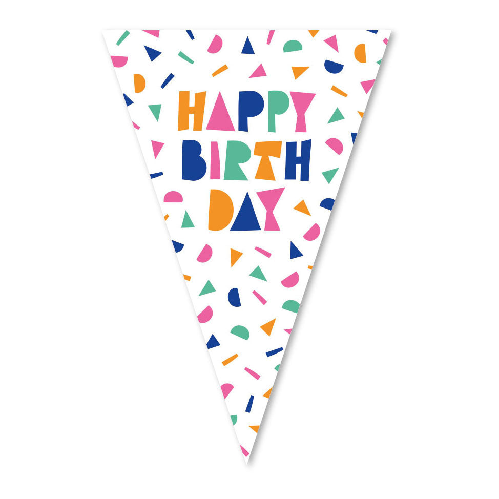 Globos - Globos Vlaggenlijn happy birthday - 10m