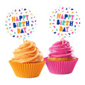 Globos - Globos Taartprikkers happy birthday - 12 stuks