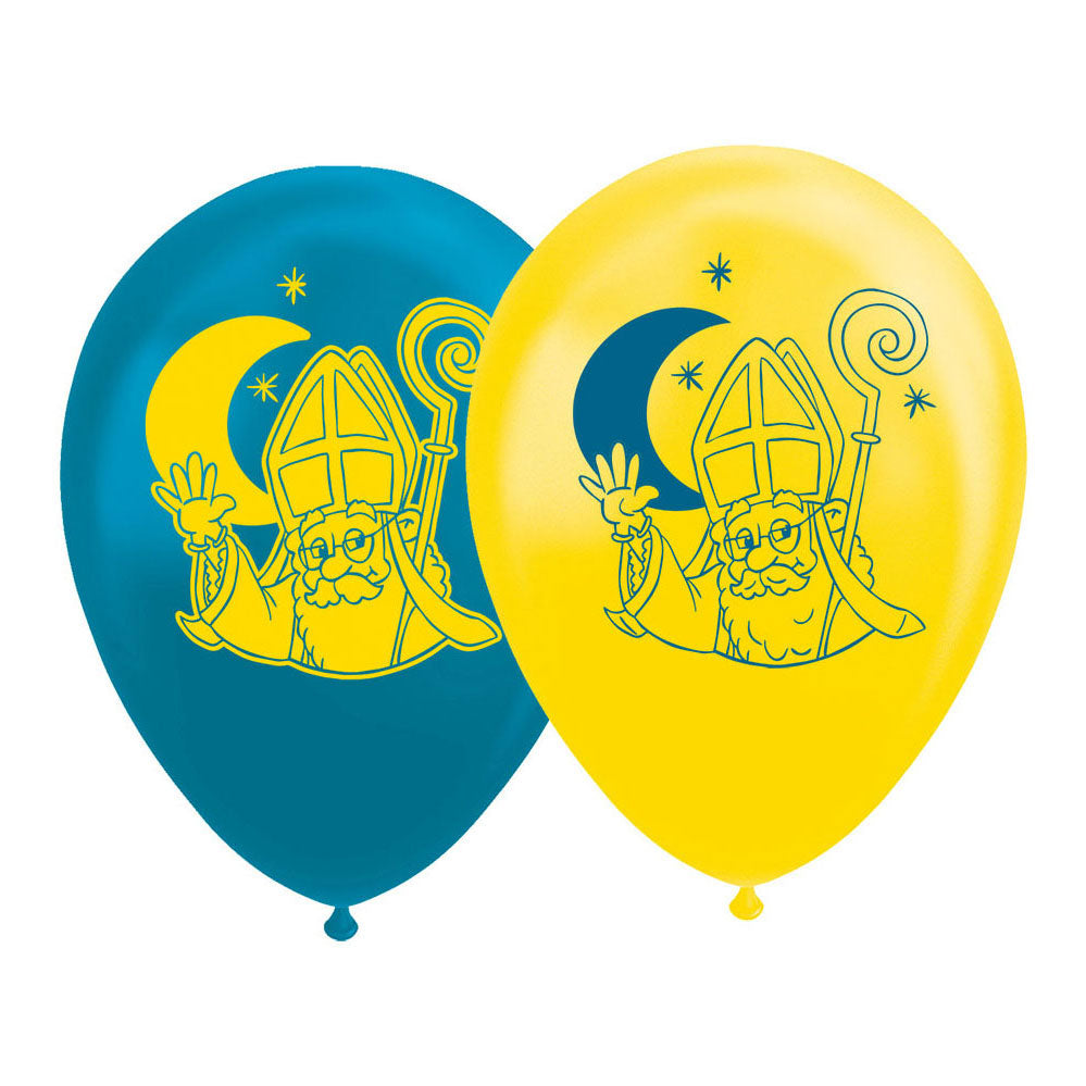 Globos - Globos Ballonnen 12 inch sinterklaas - 8st.