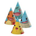Globos - Globos Papieren hoedjes pokemon - 6 stuks