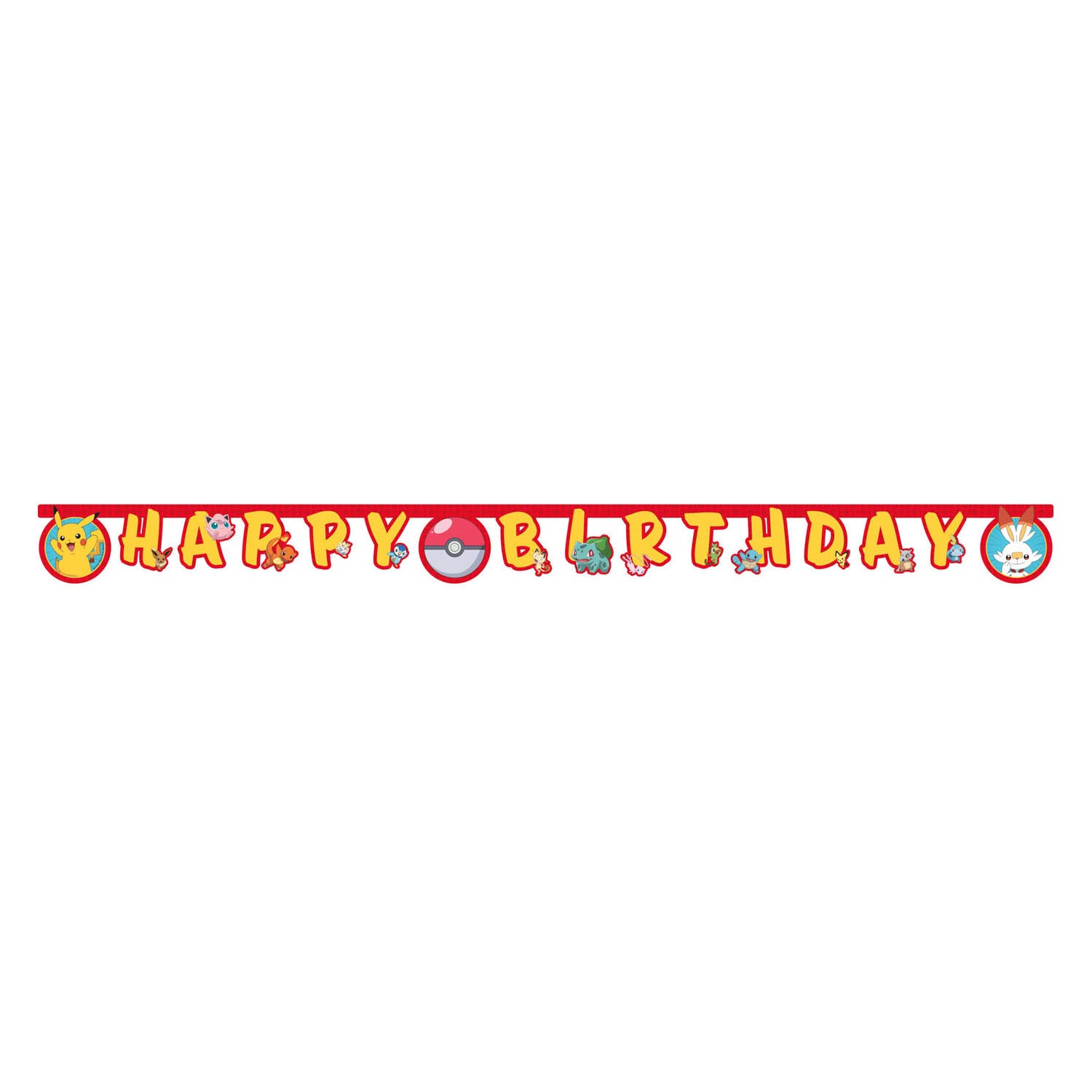 Globos - Globos Letter guirlande happy birthday pokemon