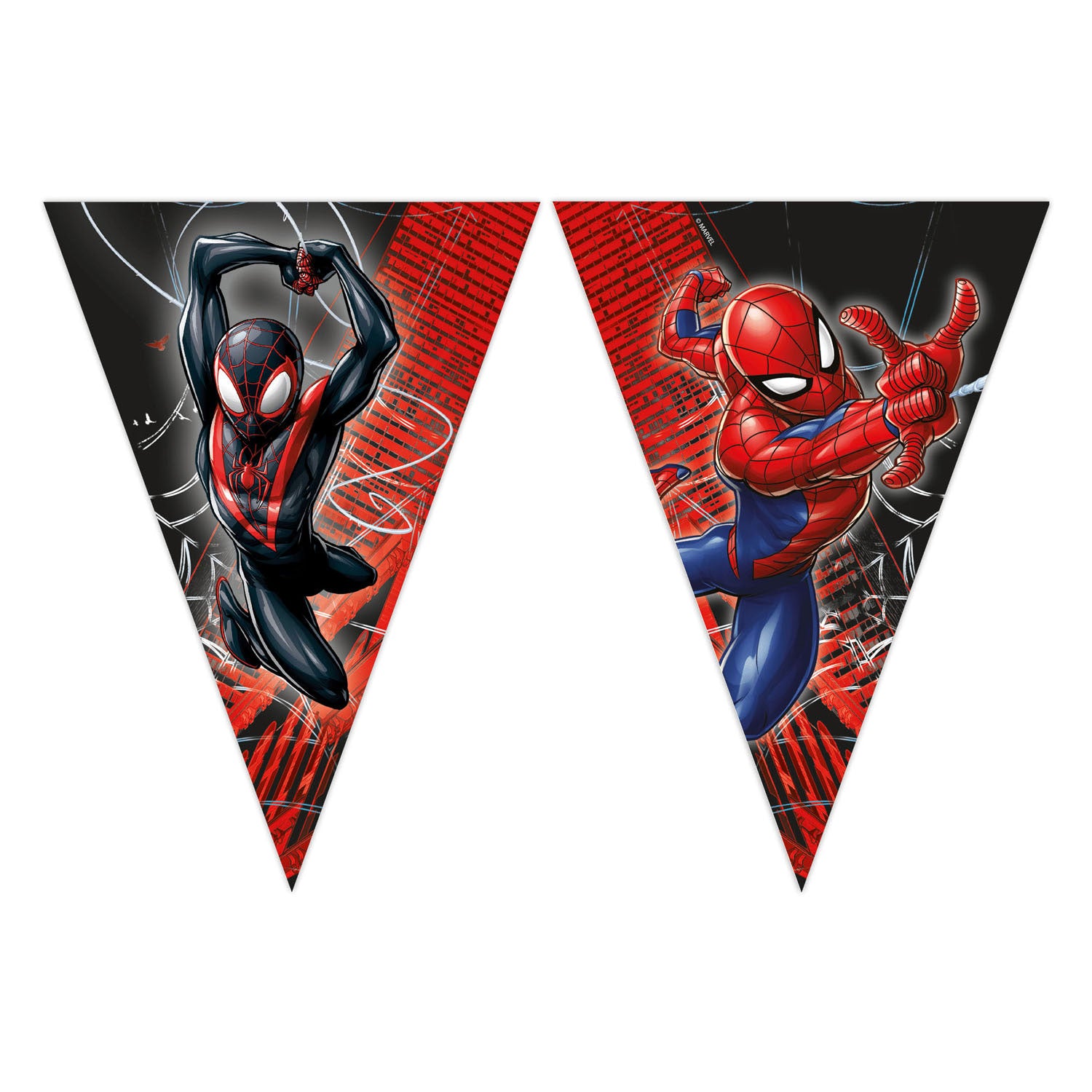 Globos - Globos Papieren vlaggenlijn spiderman world of web