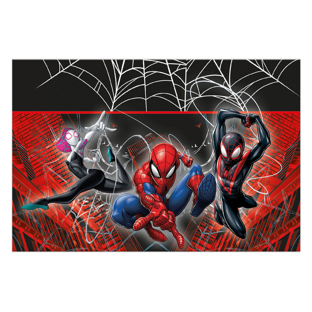 Globos - Globos Kunststof tafelkleed 120x180cm spiderman world of web