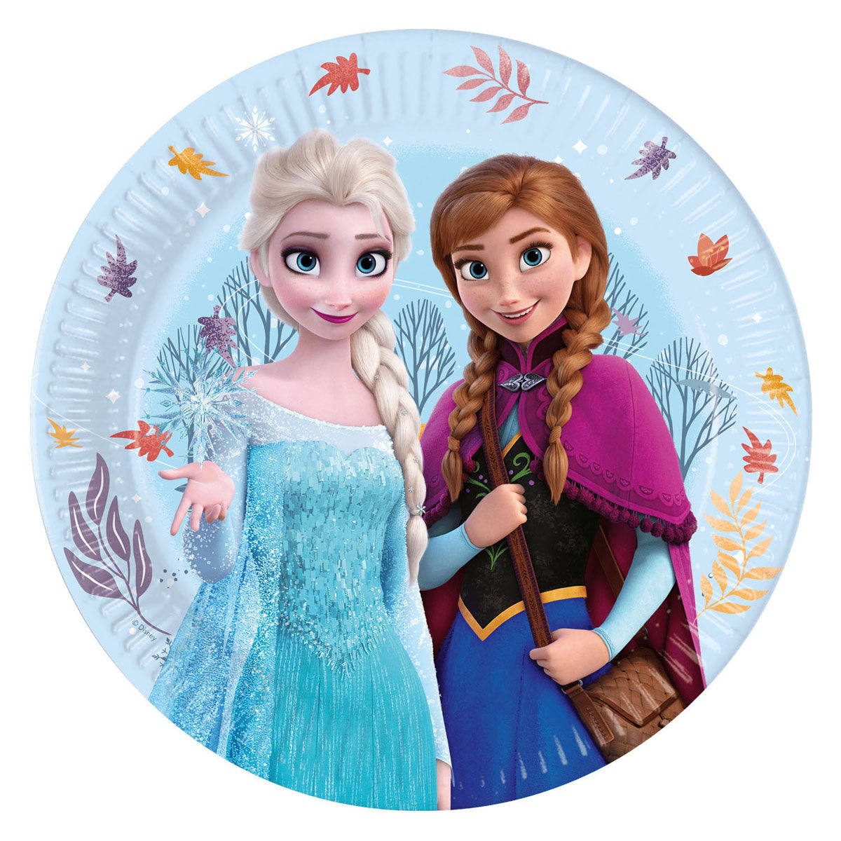 Globos - Globos Papieren borden 23cm frozen idyllic wonder - 8st.
