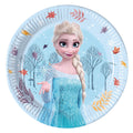 Globos - Globos Papieren borden 20cm frozen idyllic wonder - 8st.