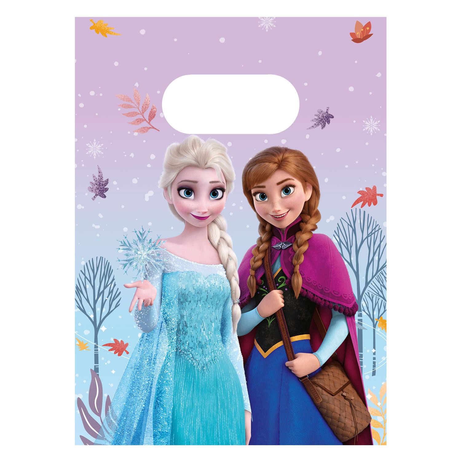 Globos - Globos Papieren uitdeelzakjes frozen idyllic wonder - 4 stuks