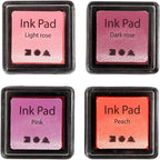 Creativ Company - Creativ Company Https://www.cchobby.nl/stempelinkt-h-2-cm-afm-3-5x3-5-cm-peach-roze-lichtroze-donkerroze-4-stuk-1-doos