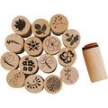 Creativ Company - Creativ Company Https://www.cchobby.nl/deco-art-stempels-bloemen-en-bladeren-h-26-mm-d-20-mm-15-stuk-1-doos